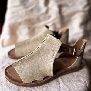 MIZ MOOZ Leather Sandal Found Linen Size 8